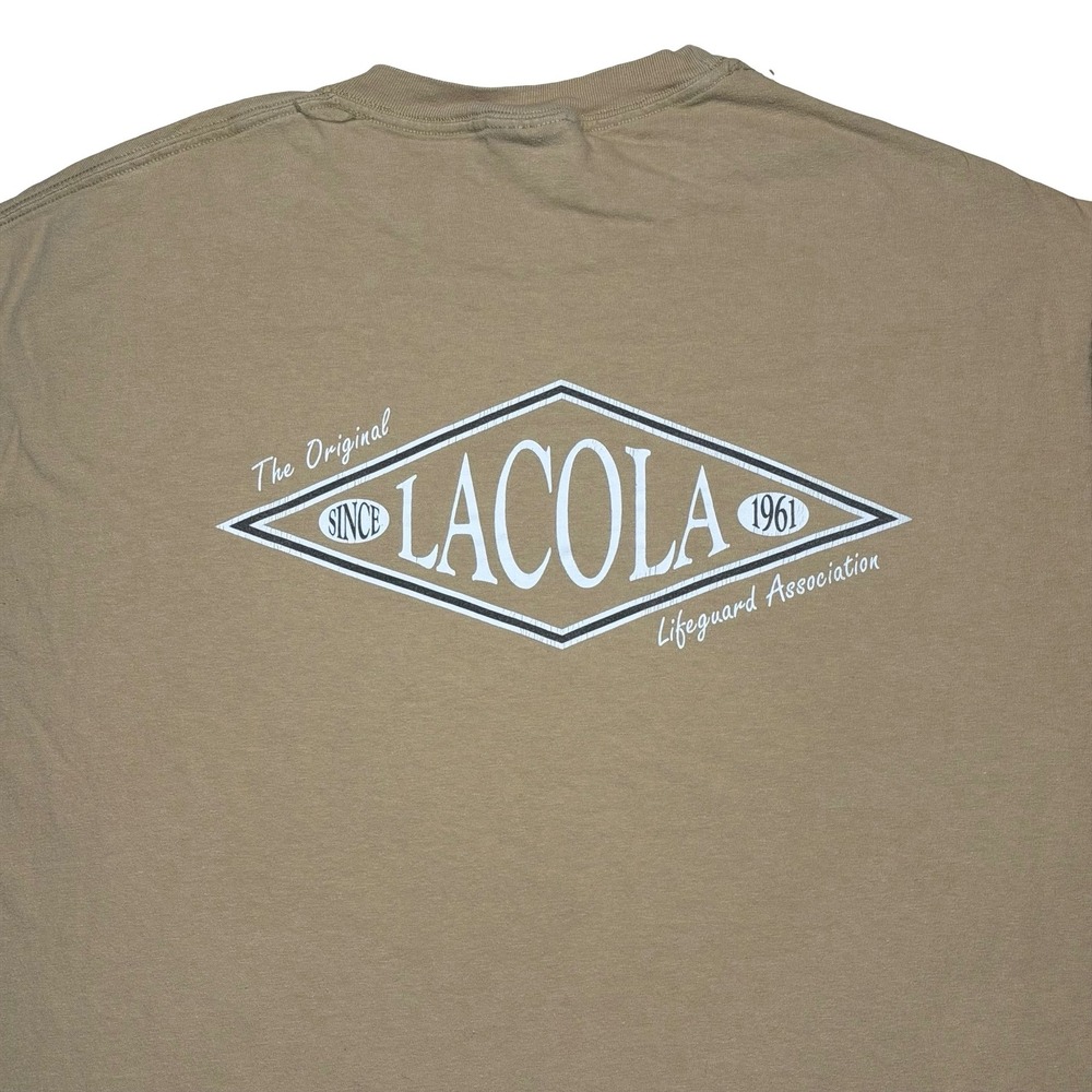 Vintage LACOLA LA Los Angeles‎ lifeguard shirt